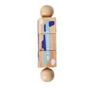 ZYIHNIRB Jouet Puzzle Rotatif Enfant Jeu en Bois Assemblage Dextérité Cognition Formes Manipulation Différentes Figures Prise en Main Convient pour Apprentissa, Style E