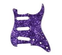 ZYIHNIRB Pickguard Guitare Prépercé Plaque de Protection Accessoire Trou Micro Remplacement Facile Adapté à l'Apprentissage Concert Usage Quotidien Collection, Violet, Devant