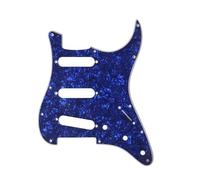 ZYIHNIRB Pickguard Guitare Prépercé Plaque de Protection Accessoire Trou Micro Remplacement Facile Adapté à l'Apprentissage Concert Usage Quotidien Collection, Bleu, Devant