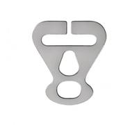 ZYIHNIRB Poteau de Support de Tente avec Pièce Triangulaire à Boucle Fixations Robustes Emplacement Optimisé Support Métallique Adaptées pour Connexion Bâche Mât Lors de Loisirs Extérieurs