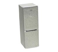 ZYIHNIRB Réfrigérateur Miniature pour Maison de Poupée, Appareil électroménager En Résine, Accessoire de Comptoir de Cuisine, Jouet éducatif Miniature, Deux Portes