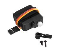 ZYIHNIRB Servomoteur électromécanique 46T de Remplacement pour Véhicules RC 1/16, Composant Numérique, Noir
