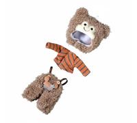 ZYIHNIRB Tenue de Poupée Miniature Costume Ensemble Peluche Créativité pour 1/12 Figurine Adapté aux Enfants Collectionneurs Jeu Présentation Cadeau Unique , Vêtements Singe