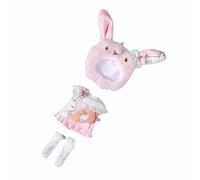 ZYIHNIRB Tenue de Poupée Miniature Costume Ensemble Peluche Créativité pour 1/12 Figurine Adapté aux Enfants Collectionneurs Jeu Présentation Cadeau Unique , Vêtements Lapin