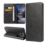 ZYIMOU Coque pour Xiaomi Redmi Note 15 5G / 4G / POCO M8 5G, Housse en Cuir PU Flip Pochette Portefeuille Étui avec Emplacement Carte Redmi Note 15 / POCO M8 5G Coque Magnétique Antichoc, Noir