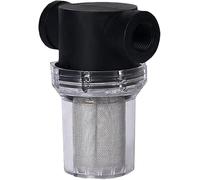 ZYinGgY Filtre à Eau de Jardin à Mailles 80/40 - Crépine d'irrigation en Ligne avec Maille en Acier Inoxydable 304 for raccordements de robinets et de canalisations (1/2", 3/4", 1")(1'' 40 Mesh)