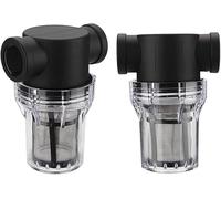 ZYinGgY Filtre à Eau de Jardin à Mailles 80/40 - Crépine d'irrigation en Ligne avec Maille en Acier Inoxydable 304 for raccordements de robinets et de canalisations (1/2", 3/4", 1")(3/4'' 80 Mesh)