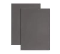 Zyiphor Lot de 2 Feuilles en Caoutchouc pour Tampons Laser A4 30x21cm 2,3mm d'Épaisseur Gomme à Graver Feuilles Tampon en Caoutchouc pour Machines de Gravure de Timbres Artisanaux de Bricolage (Gris)