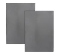 Zyiphor Lot de 2 Feuilles en Caoutchouc pour Tampons Laser A4 30x21cm 2,3mm d'Épaisseur Gomme à Graver Feuilles Tampon en Caoutchouc pour Machines de Gravure de Timbres Artisanaux de Bricolage (Gris)