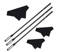 Zyiphor Lot de 6 Kits de Nettoyage de Flûte Tige de Nettoyage de Flûte à Bec et Chiffon Outils d'Entretien de Flûte à Bec pour Flûte, Instruments de Musique