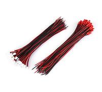 ZyjGaliliad 50 pièces de câbles d’extension universels à 2 broches, accessoires pour guitare électrique femelles et mâles, fils de cuivre isolés en PVC de 21 cm pour la réparation et le rempla