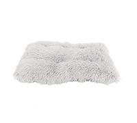 ZyjGaliliad Alfombrilla para cama de felpa, almohadilla para cama de mascotas cálida y cómoda, lavable, forro de jaula antideslizante y résistant au agua, mullido, para perros y gatos (l)