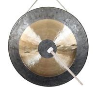 ZYJIX Gong Chau Gong en Bois avec Support en Bois Et Traditionnel, Batteur Chinois Chau Gong Feng Shui Gongs pour Grande Chanson(Size:50cm)
