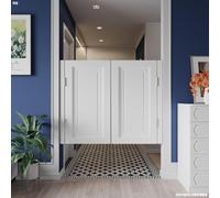 ZYJIX Retro Saloon Swinging Door Solid Wood Half Taille Porte avec carrans de Printemps Two Way Auto Close for Kitchen Pub Cafe Shop Restaurant Home Décor