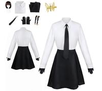 ZYJKGL Akiko Yosano Cosplay Costumes Bungo Stray Dogs Personnage Fancy Dress Up Adulte Uniforme tenues Ensemble complet Halloween Carnaval Party