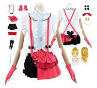 ZYJKGL Anime Eli Ayase Cosplay Uniforme Lovelive Costume Ensemble complet avec perruque - Fête d'Halloween et Conventions Anime Ensemble complet Outfit Adultes