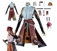 ZYJKGL Anime Genshin Impact Cosplay Uniforme Shikanoin Heizou Cosplay Costume Ensemble complet - Fête d'Halloween et Conventions Anime Ensemble complet Outfit Adultes