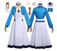 ZYJKGL Anime Moncia Everett Huize Shami Cosplay Uniforme The Secret Of Silent Witch Costume Ensemble Complet Avec Perruque - Fête D'Halloween Et Conventions Anime Ensemble Complet Outfit Adultes