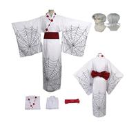 ZYJKGL Cosplay Uniforme Anime De'mon Sla'yer Rui Cosplay Costume Ensemble complet avec perruque - Halloween Party Noël et Anime Conventions Ensemble complet tenue pour hommes Adultes