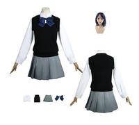 ZYJKGL Cosplay Uniforme Anime I Want to Eat Your Pancreas Akiko Kurata Cosplay Costume Ensemble complet - Fête d'Halloween et Conventions Anime Ensemble complet Outfit Adultes