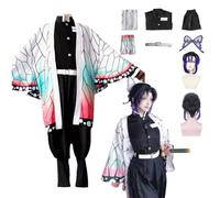 ZYJKGL Nime Cosplay Kochou Shinobu Uniform Costume Full Set With Wig - Halloween Party Christmas And Comic Exhibition Complete Set Outfit For Adults