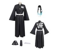 ZYJKGL Tokitou Muichirou Cosplay Uniforme Anime De'mon Sla'yer Costume Cosplay Ensemble complet avec perruque - Fête d'Halloween et conventions d'anime Ensemble complet tenue pour hommes Adultes