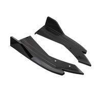 ZYJZXL188 2Pièces Wrap Angle Splitter pour Renault Clio 3 4 5 RS, Voiture Pare-Chocs Arrière Diffuseur Séparateur Anti-Crash, Accessoire Voiture,Bright Black