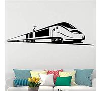 Zykang 3D Stickers Muraux Grande Taille Train Creative Enfants S Chambre Sculpté Décoratif Stickers Muraux 43X159Cm