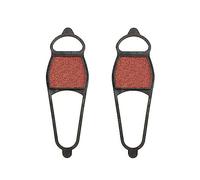 ZYKEJJDDAK 1 paire de bottes de glace pour sports de plein air - En silicone - Double face - Épais