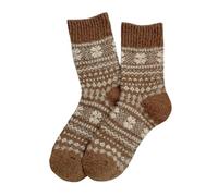 ZYKEJJDDAK 1 paire de chaussettes d'hiver chaudes en laine douce tricotée épaisse pour bottes pour femmes filles cadeaux thermiques pour femmes, café, taille unique