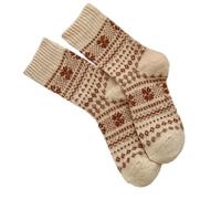 ZYKEJJDDAK 1 paire de chaussettes d'hiver chaudes en laine douce tricotée épaisse pour bottes pour femmes filles cadeaux thermiques pour femmes, Couleur avoine., taille unique