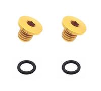 ZYKEJJDDAK 1 paire de fixations de protection d'huile pour vélos, cylindres de frein, vis, accessoires de vélo, vis de purge de durabilité, vis de purge