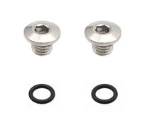 ZYKEJJDDAK 1 paire de fixations de protection d'huile pour vélos, cylindres de frein, vis, accessoires de vélo, vis de purge de durabilité, vis de purge