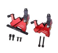 ZYKEJJDDAK 1 paire de freins à disque hydrauliques pour vélo de route, fil de tirage à disque d'huile, collier de serrage plat hydraulique, freins hydrauliques pour vélos