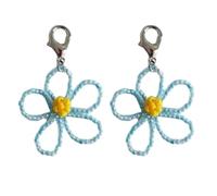 ZYKEJJDDAK 1 paire de lacets de chaussures tendance en forme de fleur avec perles et breloques pour chaussures de sport, accessoires de chaussures uniques pour fille