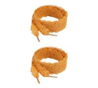 ZYKEJJDDAK 1 paire de lacets élégants en dentelle pour femmes et filles, chaussures décontractées, chaussures de sport, design plat, couleur dentelle, lacets de chaussures en dentelle, o, 120