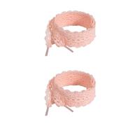 ZYKEJJDDAK 1 paire de lacets élégants en dentelle pour femmes et filles, chaussures décontractées, chaussures de sport, design plat, couleur dentelle, lacets de chaussures en dentelle, a, 120