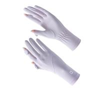 ZYKEJJDDAK 1 paire de mitaines de protection solaire pour écrans tactiles - Gants respirants pour femme et homme - Gants de course à pied
