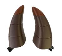 ZYKEJJDDAK 1 paire de pinces à cheveux en forme de corne pour Halloween, accessoires de cheveux pour cosplay