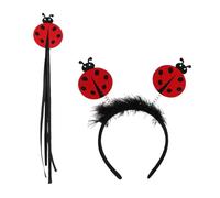 ZYKEJJDDAK Accessoires de costume de Lady Bugs, lunettes pour femme, serre-tête, baguette féérique