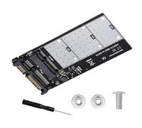ZYKEJJDDAK Adaptateur MSATA vers SATA 7 broches - Transfert stable - Compatibilité universelle et configuration facile pour les utilisateurs - Adaptateur MSATA vers Satas