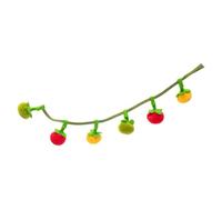ZYKEJJDDAK Baguette de jeu pour activité active des animaux de compagnie et collage de tomates colorées d'intérieur pour chatons félins chats Baguette de jeu pour sauter et courir