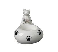 ZYKEJJDDAK Bougie décorative en céramique orientée léopardine - Bougie artisanale en cire de soja pour le repos et l'humeur - Bougie parfumée - Flamme de chat artisanale