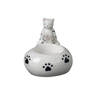 ZYKEJJDDAK Bougie décorative en céramique orientée léopardine - Bougie artisanale en cire de soja pour le repos et l'humeur - Bougie parfumée - Flamme de chat artisanale