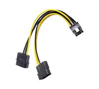 ZYKEJJDDAK Câble d'alimentation 8 broches vers serveurs doubles 4 broches pour boîtier de disque dur R730 R720 Systèmes de gestion des convertisseurs d'alimentation