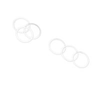 ZYKEJJDDAK Cales d'espacement de tige de vélo, ajusteurs de casque d'étanchéité pour alignement de fourche et vélos de route étanches