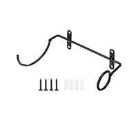 ZYKEJJDDAK Casier à vin en fer forgé pour économiser de l'espace - Support mural en métal - Matériel de rangement inclus pour la maison