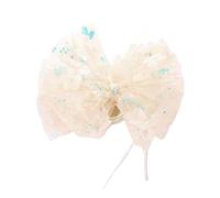 ZYKEJJDDAK Chaîne de clavicule élégante avec fleur - Collier ras du cou réglable pour femme - Bijoux de mariage, 200cm, Tissu, Pas de gemme