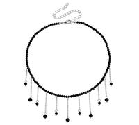 ZYKEJJDDAK Chaîne de clavicule réglable, collier à franges pendantes délicates en forme de goutte d'eau avec pampilles pour la mode, 3.12x2.34in, Métal, Pas de gemme