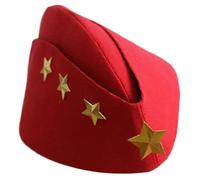 ZYKEJJDDAK Chapeau de capitaine de marin, chapeau d'hôtesse de l'air, parfait pour les amateurs de jeux de rôle et d'événements à thème, Halloween, jeu de rôle, chapeau de danse respirant